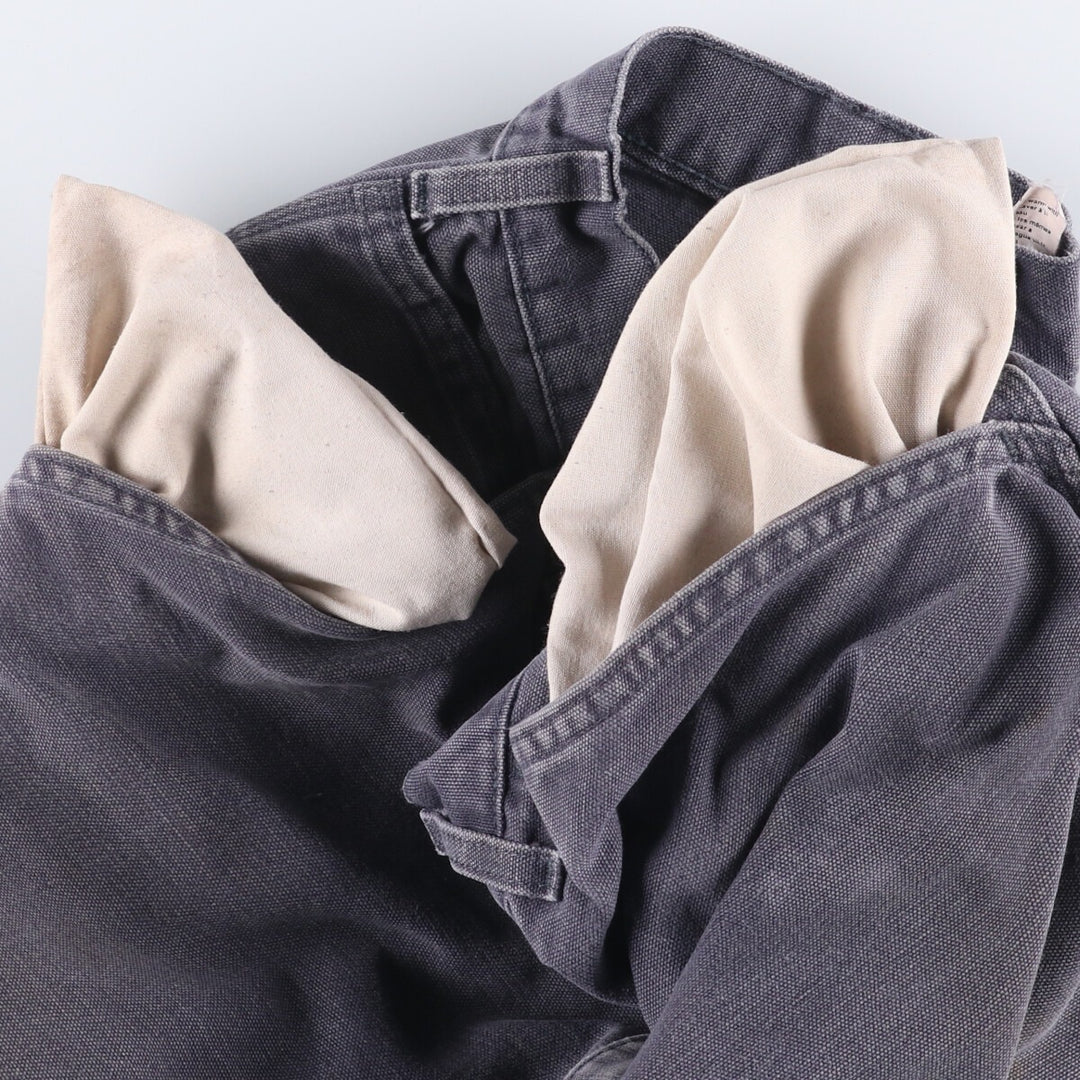00'S Carhartt Duck Painter Pants Men's W32 equivalent cotton gray type Vintage Second Hand