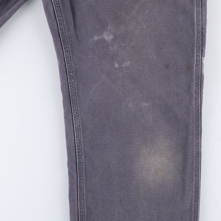 00'S Carhartt Duck Painter Pants Men's W32 equivalent cotton gray type Vintage Second Hand