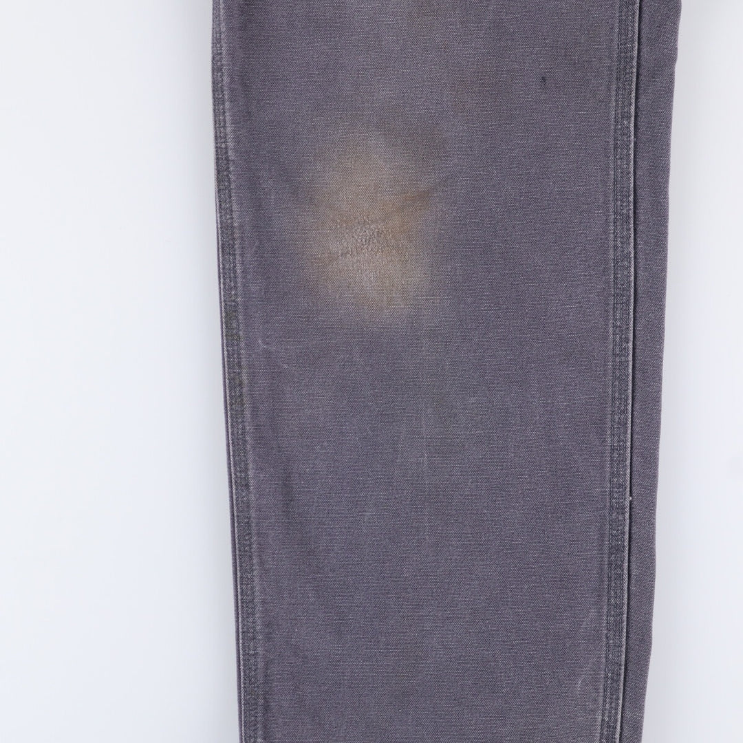 00'S Carhartt Duck Painter Pants Men's W32 equivalent cotton gray type Vintage Second Hand