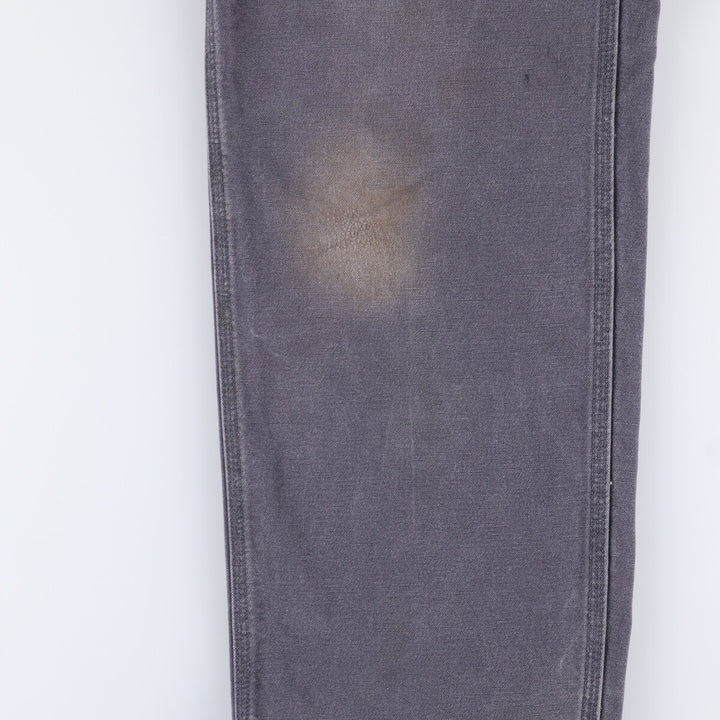 00'S Carhartt Duck Painter Pants Men's W32 equivalent cotton gray type Vintage Second Hand