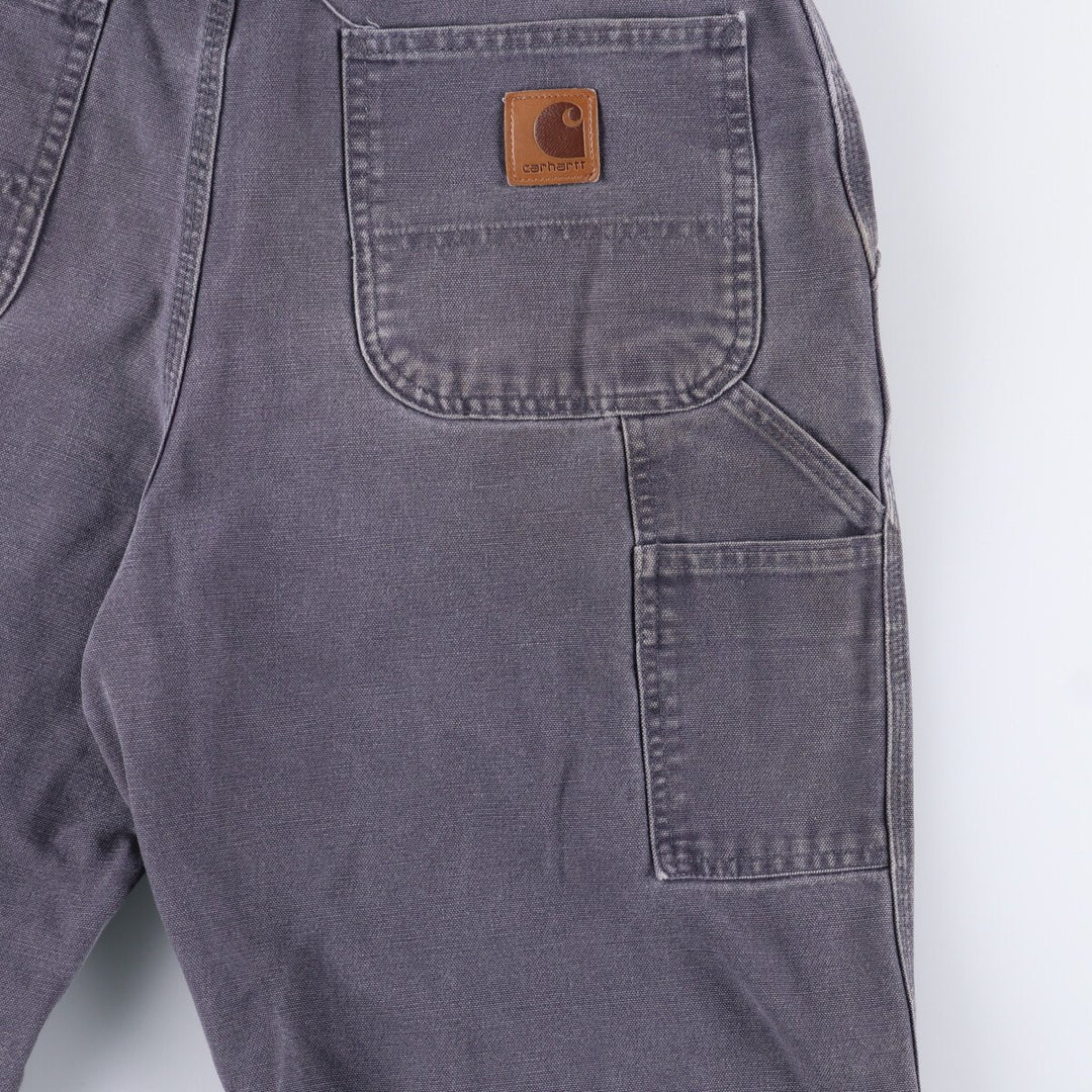 00'S Carhartt Duck Painter Pants Men's W32 equivalent cotton gray type Vintage Second Hand