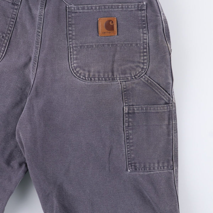 00'S Carhartt Duck Painter Pants Men's W32 equivalent cotton gray type Vintage Second Hand