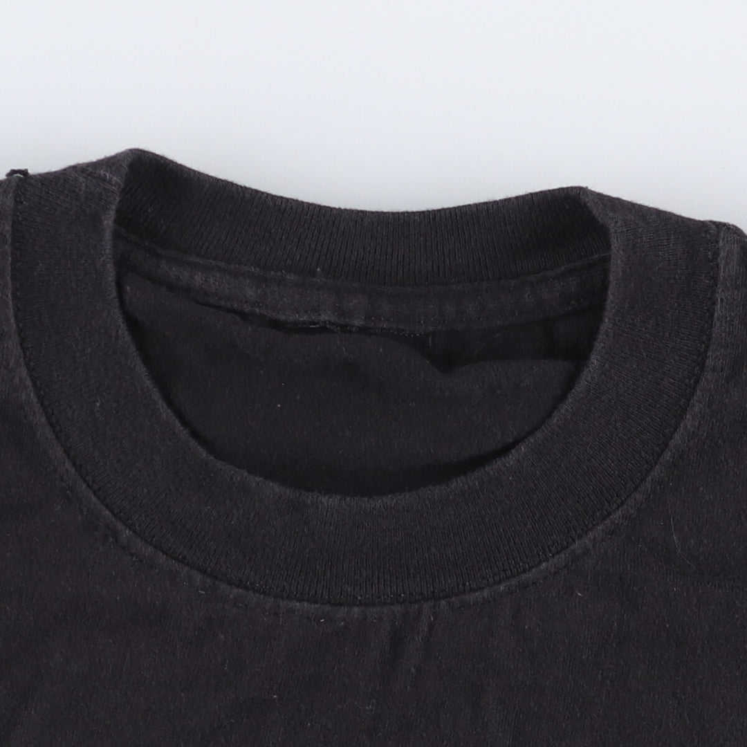 00'S Harley-Davidson Fish Pattern Motorcycle Bike T-Shirt Men's M unclear black type Vintage Second Hand