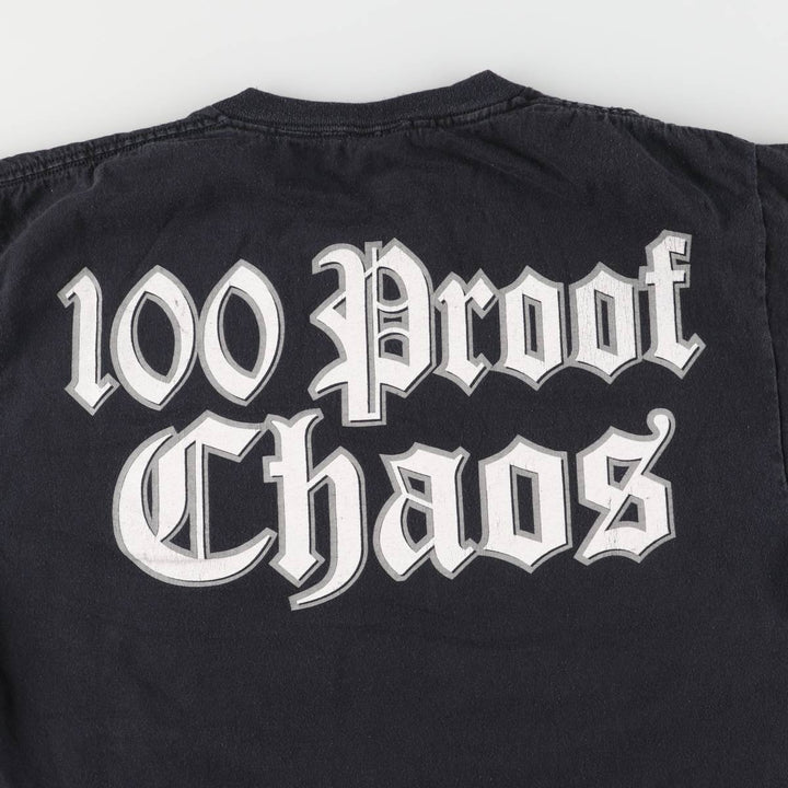 Delta BLACK LABEL SOCIETY Black Label Society Skull Pattern Long Sleeve T-Shirt Band T-Shirt Men's L Size cotton black type Vintage Second Hand