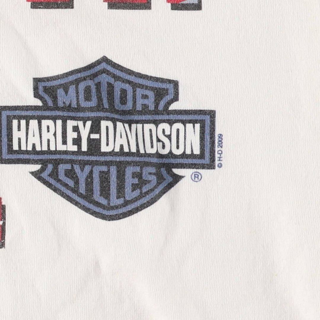 00'S Harley-Davidson Long Sleeve T-Shirt, Men's Size L cotton white type Vintage Second Hand