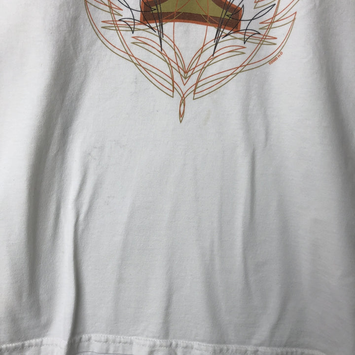 00'S Harley-Davidson Long Sleeve T-Shirt, Men's XL Size unclear white type Vintage Second Hand