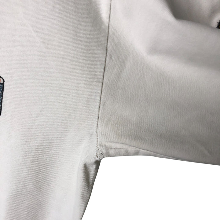 00'S Harley-Davidson Hanes Eagle Pattern Long T-shirt Made in USA Men's L size cotton white type Vintage Second Hand