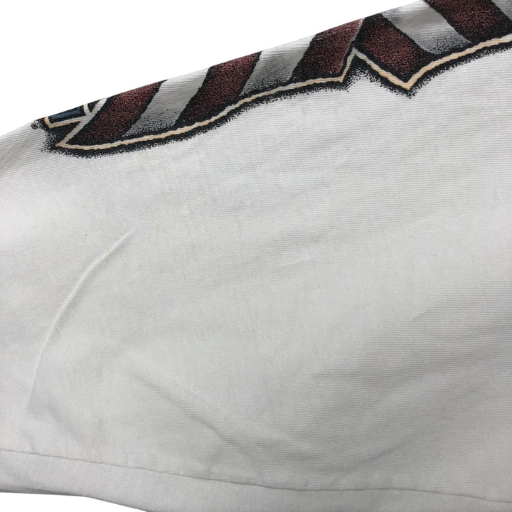 00'S Harley-Davidson Hanes Eagle Pattern Long T-shirt Made in USA Men's L size cotton white type Vintage Second Hand