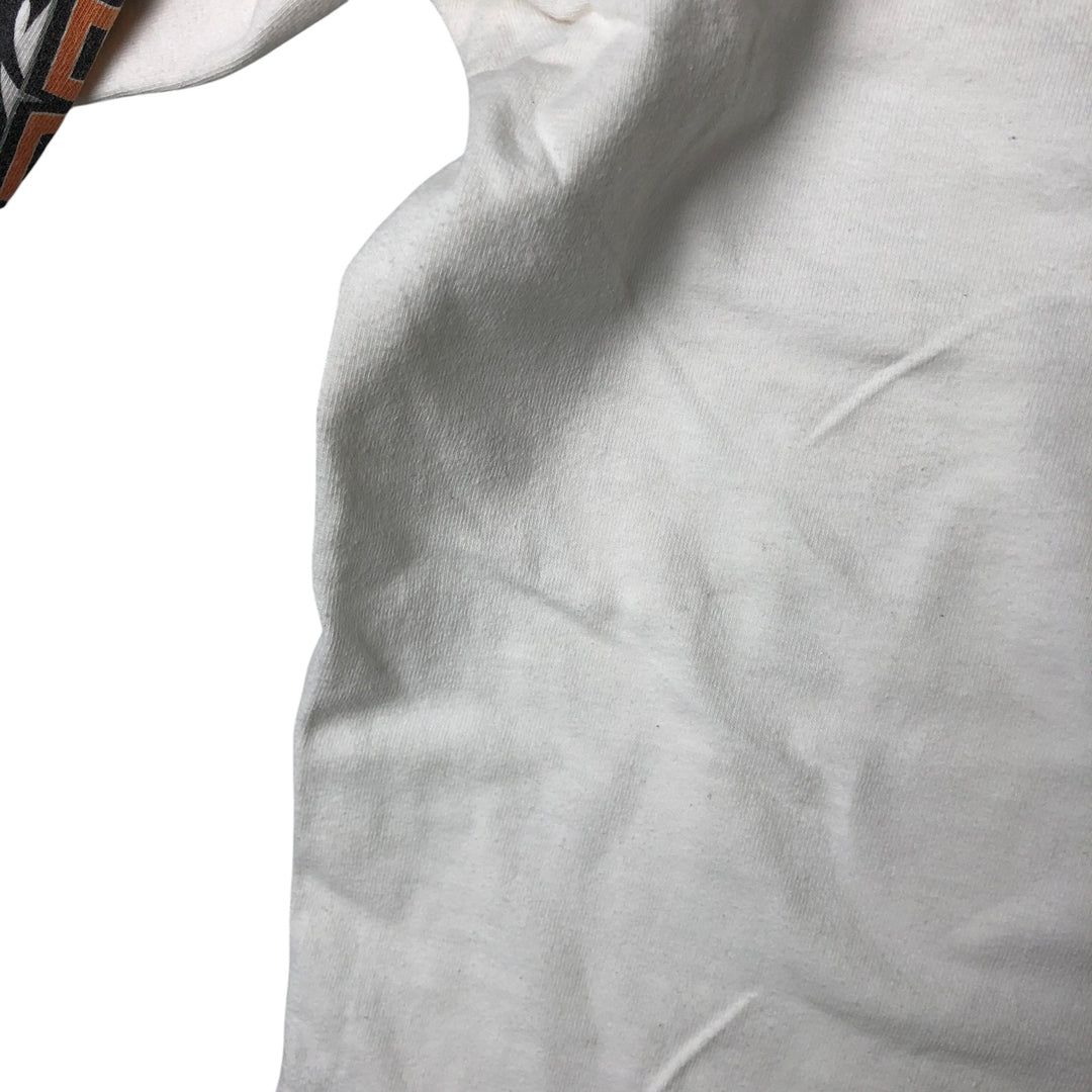 00'S Harley-Davidson HOLOUBEK back print long sleeve T-shirt, men's XL size unclear white type Vintage Second Hand