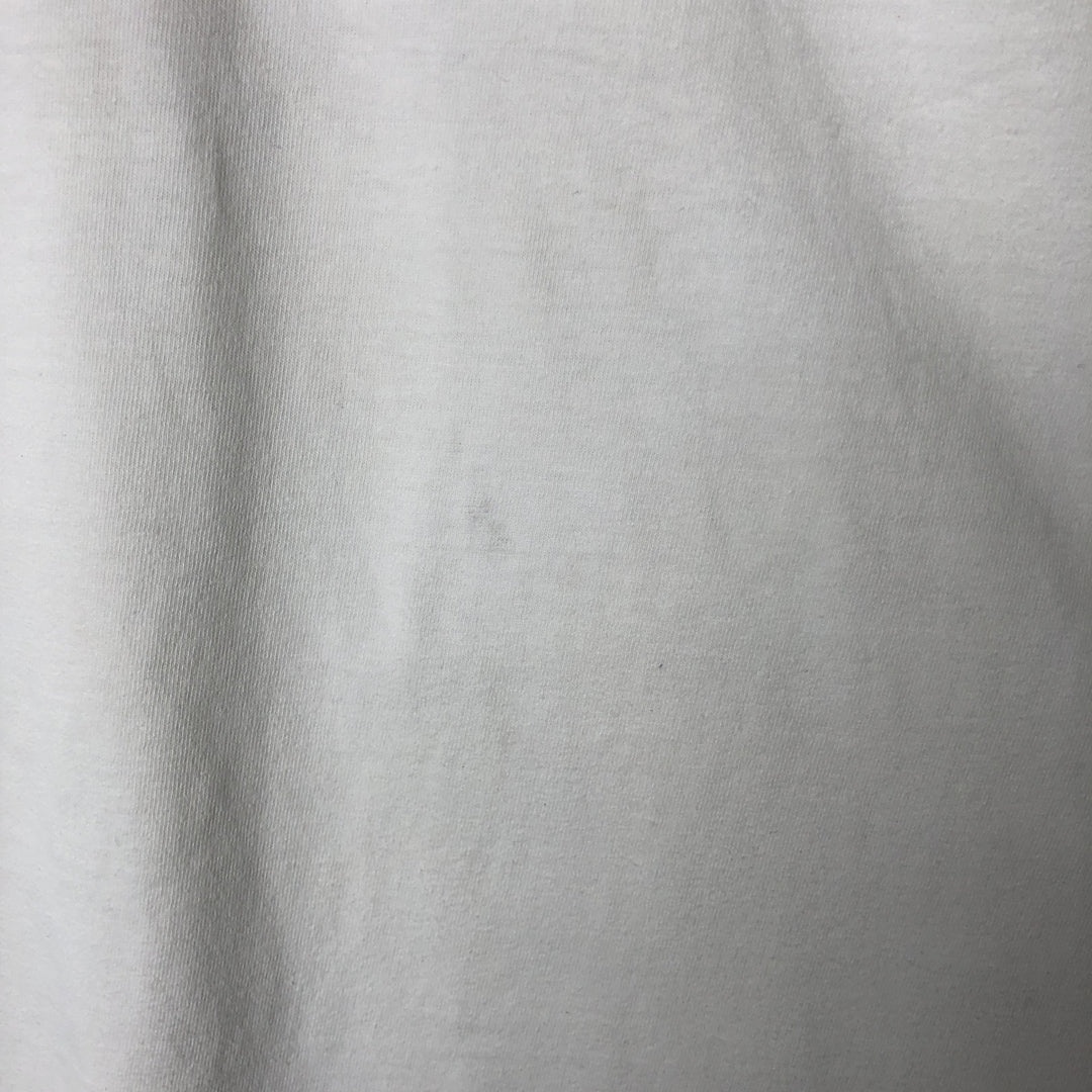 00'S Harley-Davidson HOLOUBEK back print long sleeve T-shirt, men's XL size unclear white type Vintage Second Hand