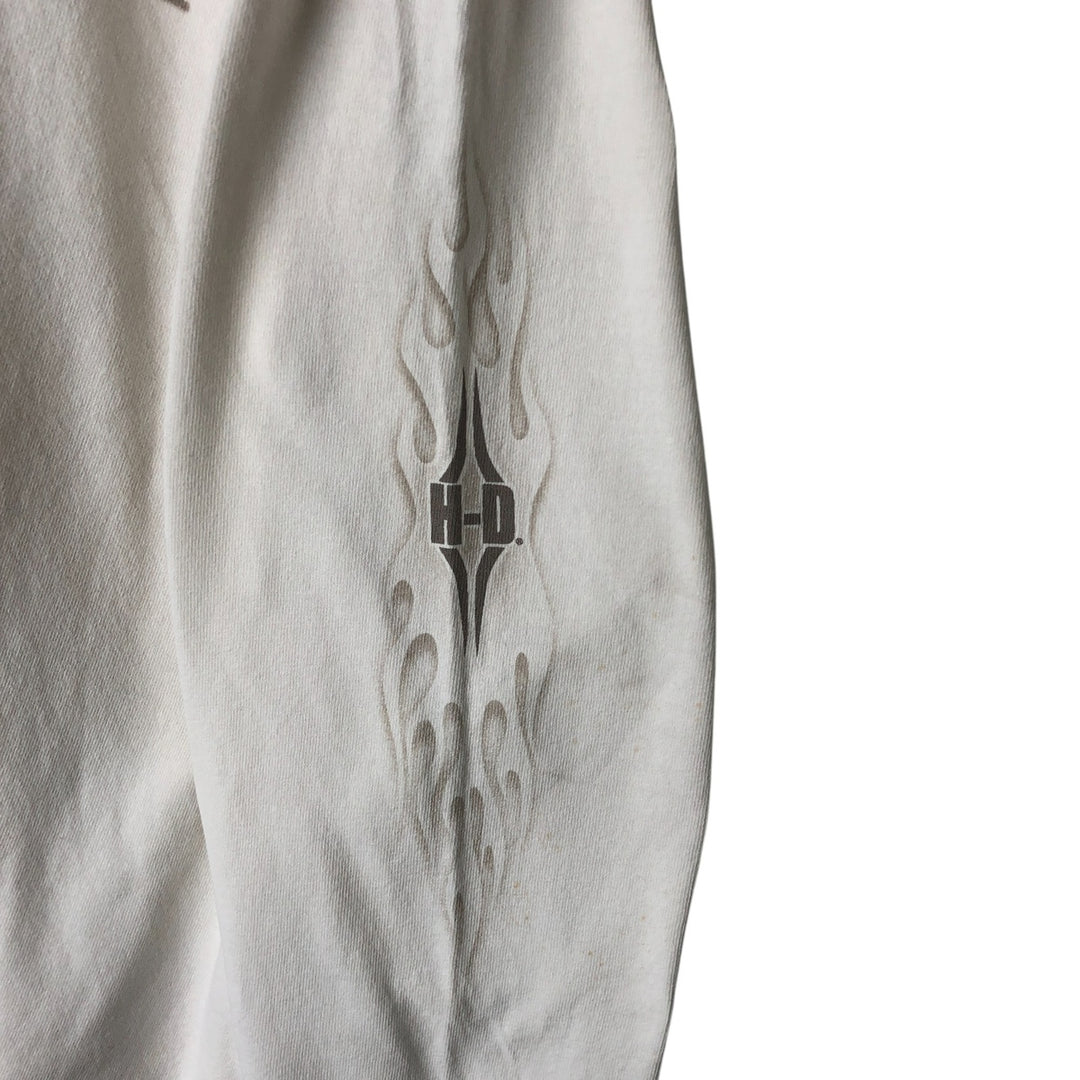 00'S Harley-Davidson Long Sleeve T-Shirt, Men's XXL cotton white type Vintage Second Hand