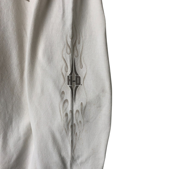 00'S Harley-Davidson Long Sleeve T-Shirt, Men's XXL cotton white type Vintage Second Hand