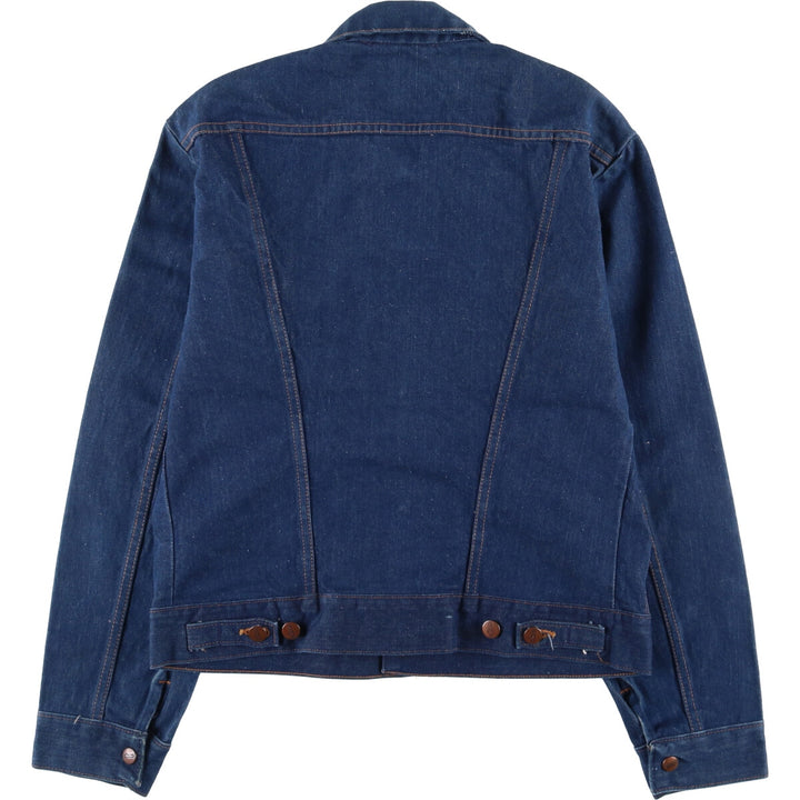 Vintage 70'S Wrangler denim jacket, size M for men unclear blue type Vintage Second Hand