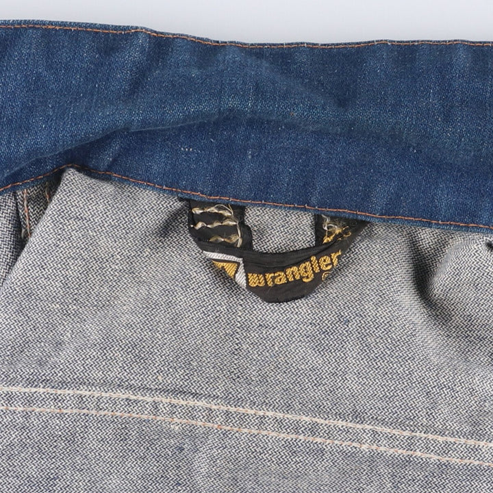 Vintage 70'S Wrangler denim jacket, size M for men unclear blue type Vintage Second Hand