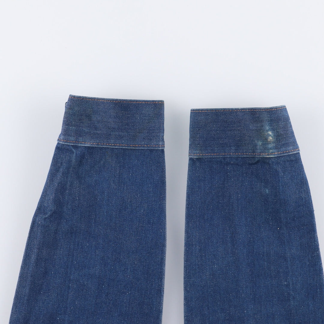 Vintage 70'S Wrangler denim jacket, size M for men unclear blue type Vintage Second Hand