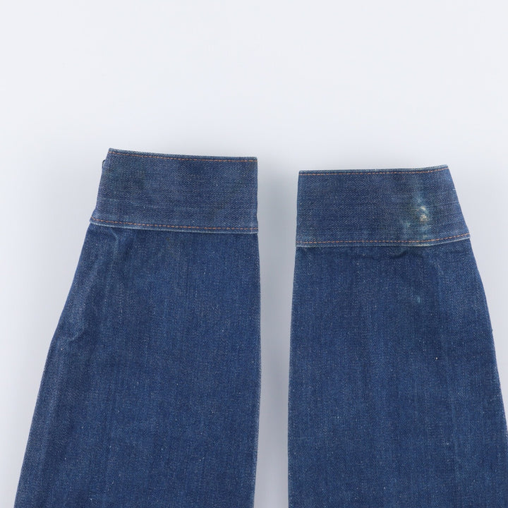 Vintage 70'S Wrangler denim jacket, size M for men unclear blue type Vintage Second Hand