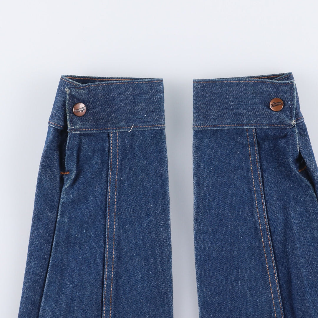 Vintage 70'S Wrangler denim jacket, size M for men unclear blue type Vintage Second Hand