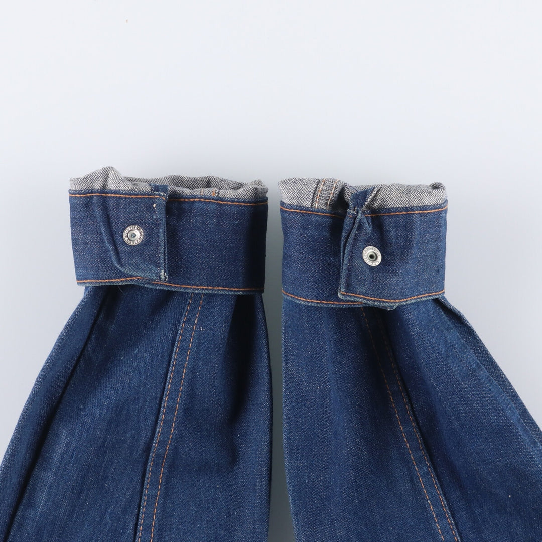 Vintage 70'S Wrangler denim jacket, size M for men unclear blue type Vintage Second Hand