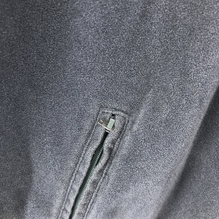 90'S Adidas Back Logo Velour Jersey Track Jacket Men's Size L Vintage polyester gray type Vintage Second Hand
