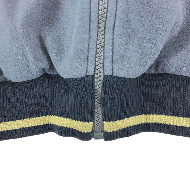 90'S Adidas Back Logo Velour Jersey Track Jacket Men's Size L Vintage polyester gray type Vintage Second Hand
