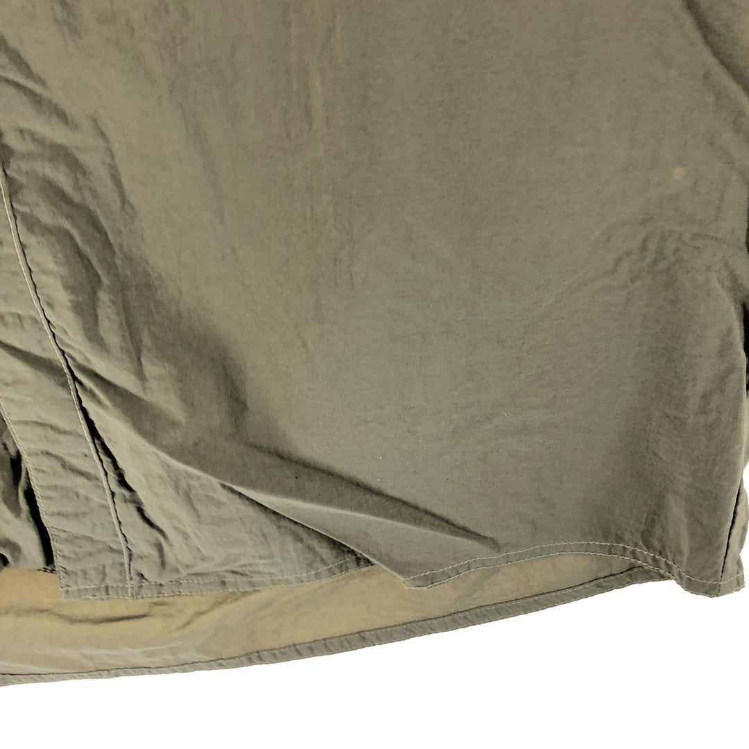 00'S Adidas ADVENTURE collared nylon jacket, men's size M Nylon Khaki type Vintage Second Hand