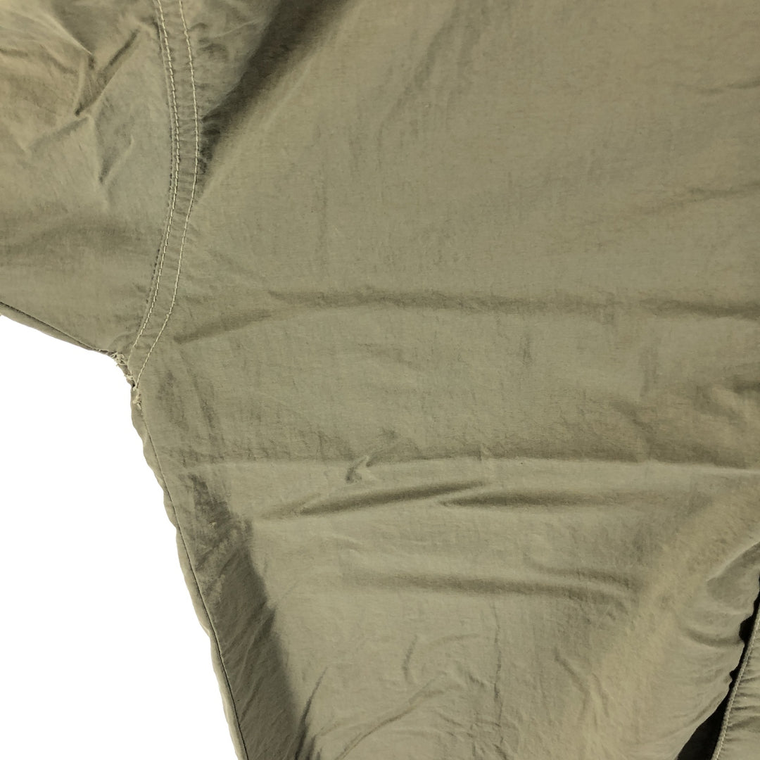 00'S Adidas ADVENTURE collared nylon jacket, men's size M Nylon Khaki type Vintage Second Hand