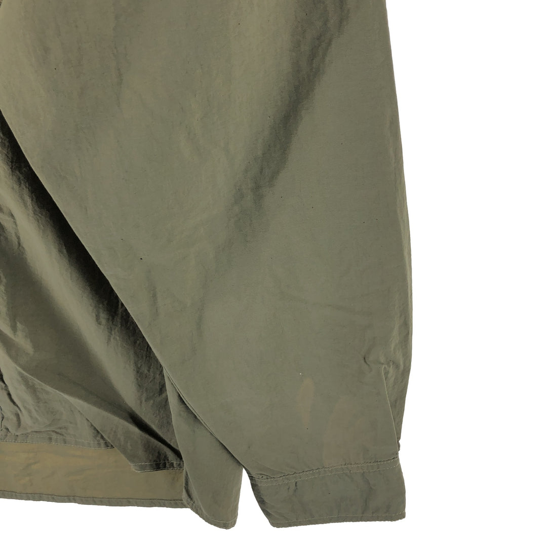 00'S Adidas ADVENTURE collared nylon jacket, men's size M Nylon Khaki type Vintage Second Hand