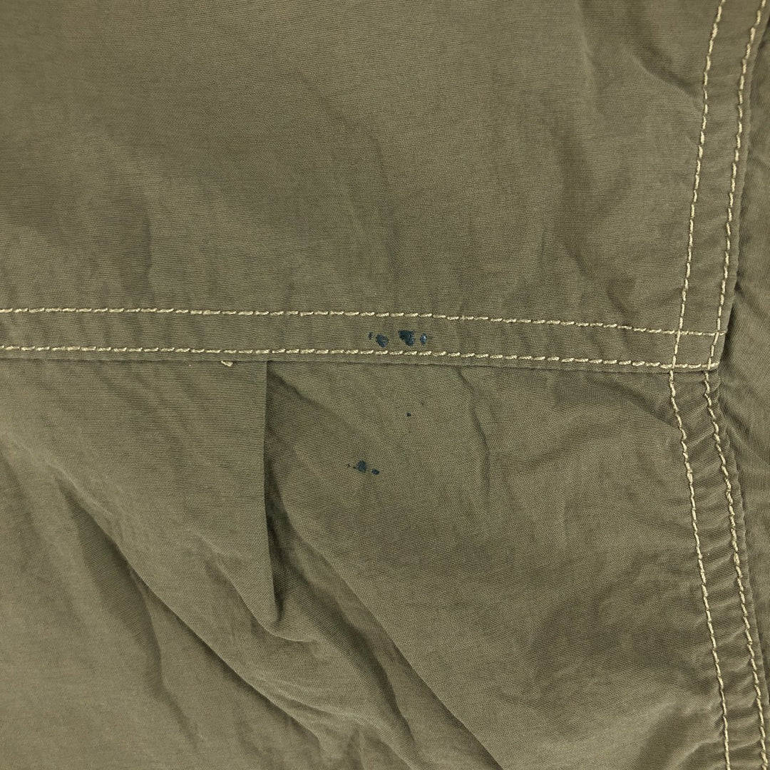 00'S Adidas ADVENTURE collared nylon jacket, men's size M Nylon Khaki type Vintage Second Hand