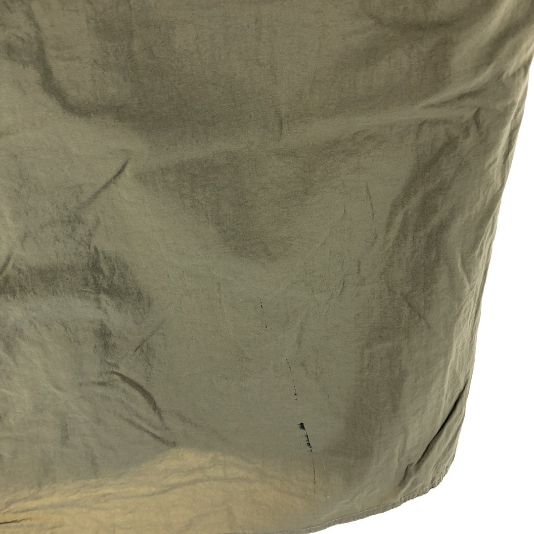 00'S Adidas ADVENTURE collared nylon jacket, men's size M Nylon Khaki type Vintage Second Hand