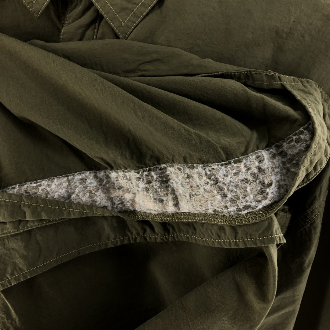 00'S Adidas ADVENTURE collared nylon jacket, men's size M Nylon Khaki type Vintage Second Hand