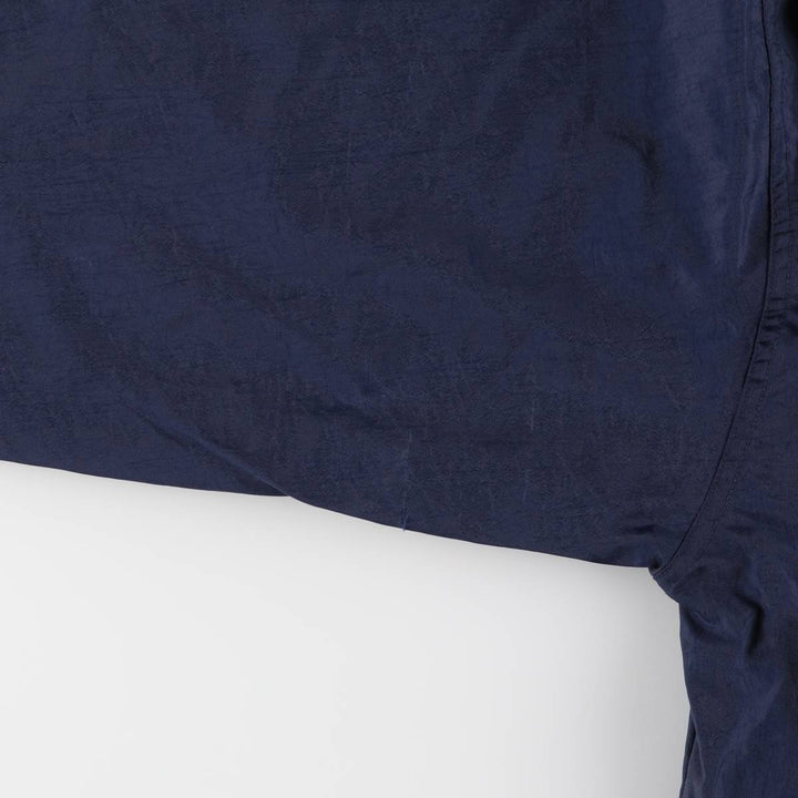 90'S Champion V-neck nylon pullover, men's size L, vintage Nylon navy blue type Vintage Second Hand