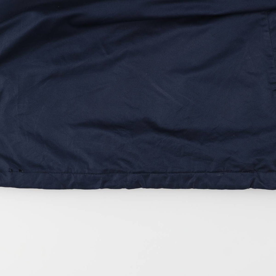 90'S Champion USNAVY V-neck warm-up pullover, men's XL equivalent, vintage polyester navy blue type Vintage Second Hand