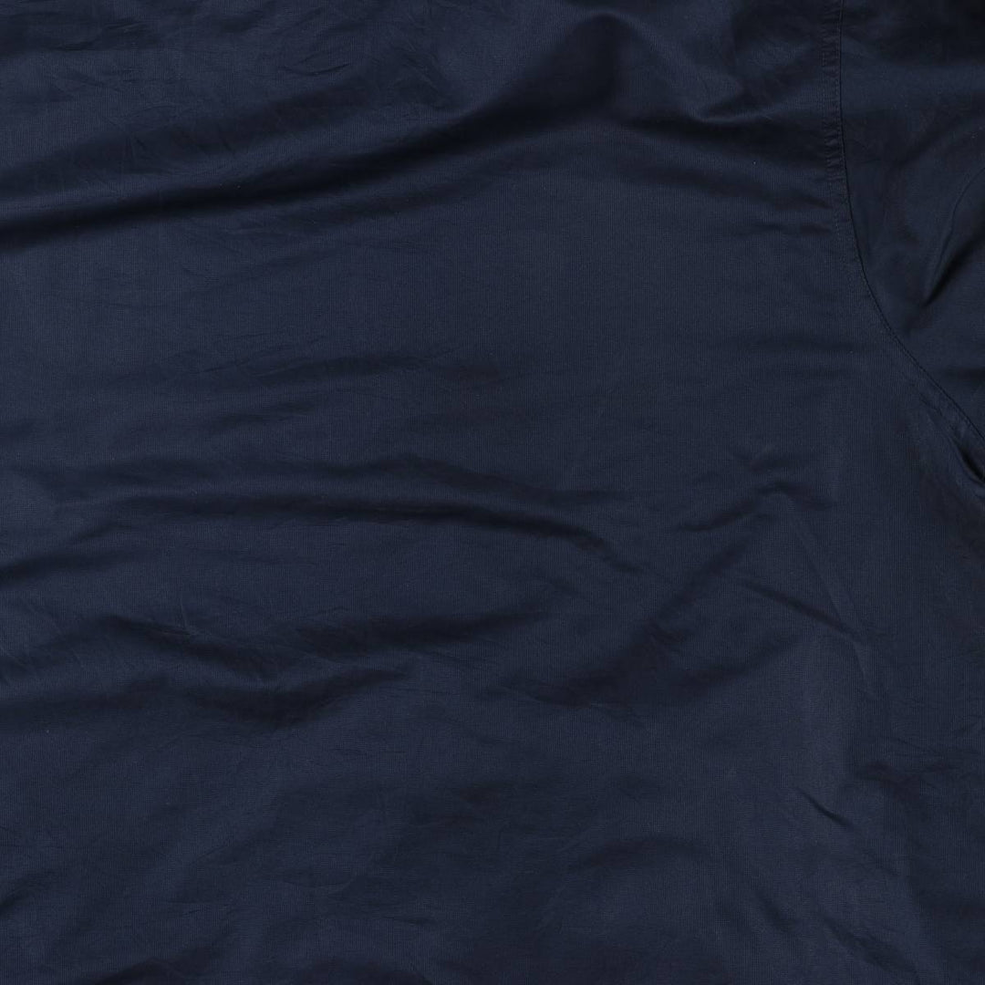 90'S Champion USNAVY V-neck warm-up pullover, men's XL equivalent, vintage polyester navy blue type Vintage Second Hand