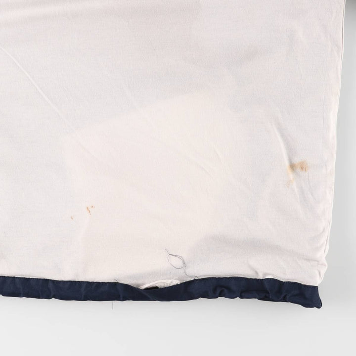 90'S Champion USNAVY V-neck warm-up pullover, men's XL equivalent, vintage polyester navy blue type Vintage Second Hand