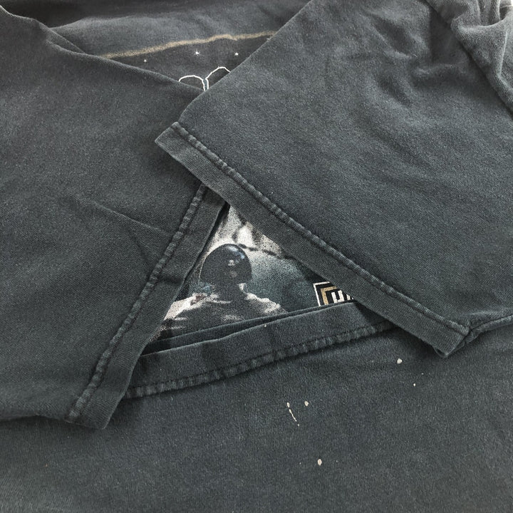 00'S Harley-Davidson Motorcycle Bike T-shirt Made in USA Men's XL cotton black type Vintage Second Hand