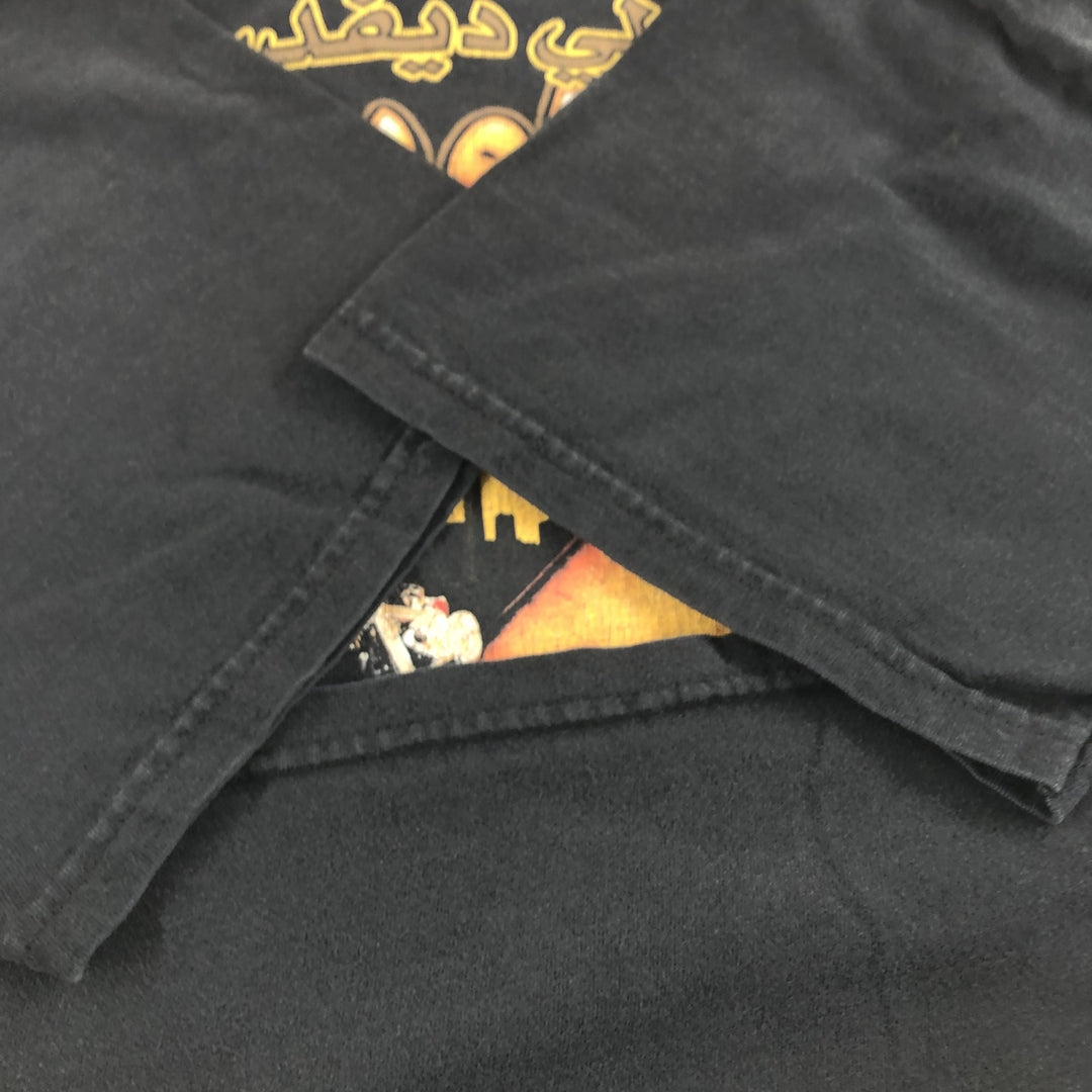 00'S Harley-Davidson Motorcycle Bike T-shirt Made in USA Men's XL cotton black type Vintage Second Hand