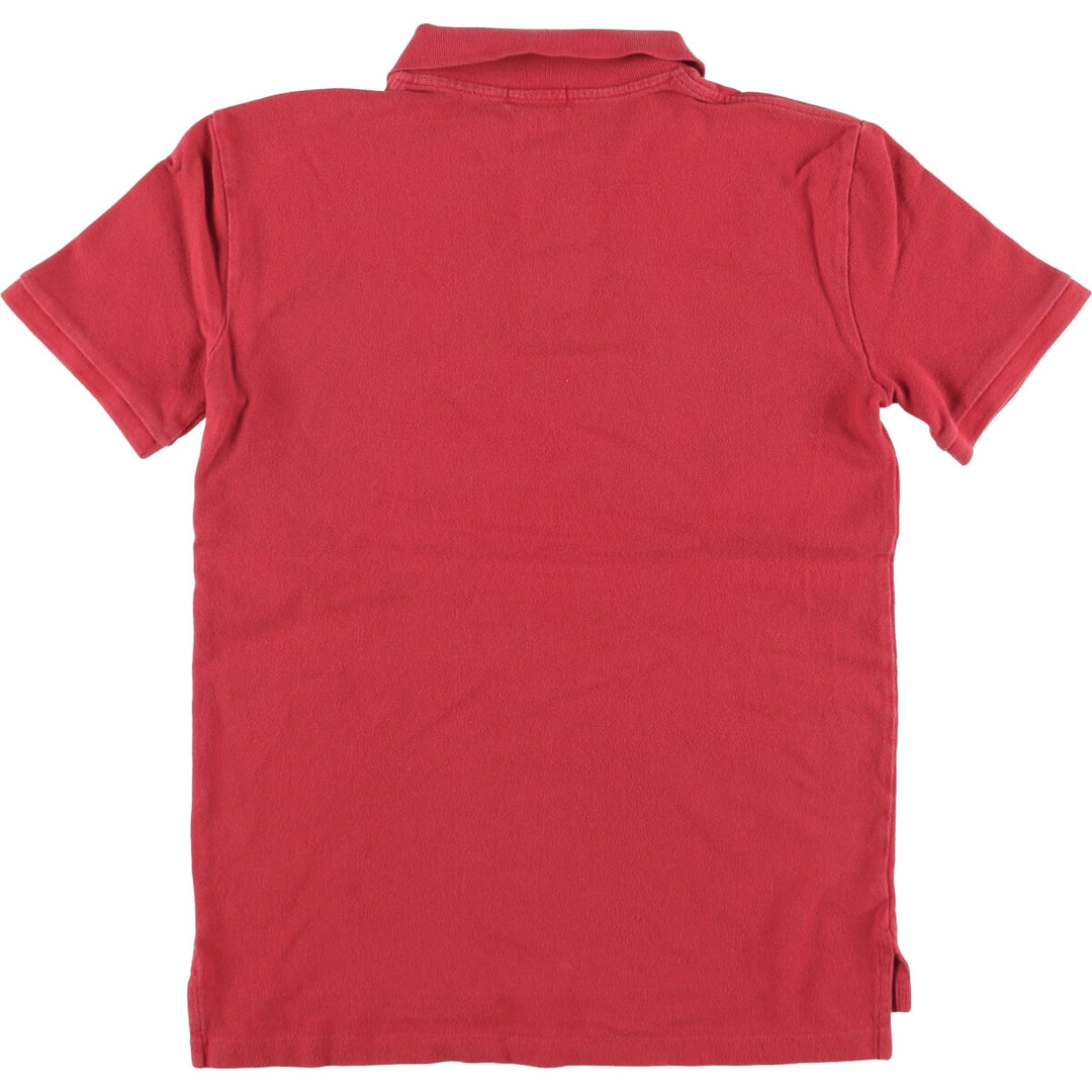Ralph Lauren POLO RALPH LAUREN Short Sleeve Polo Shirt Women's Size L cotton red type Vintage Second Hand
