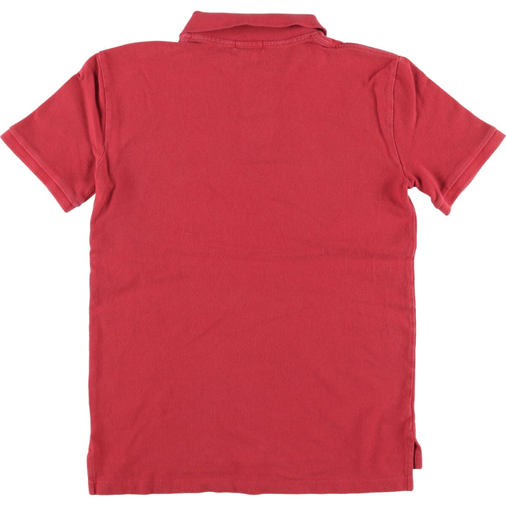 Ralph Lauren POLO RALPH LAUREN Short Sleeve Polo Shirt Women's Size L cotton red type Vintage Second Hand
