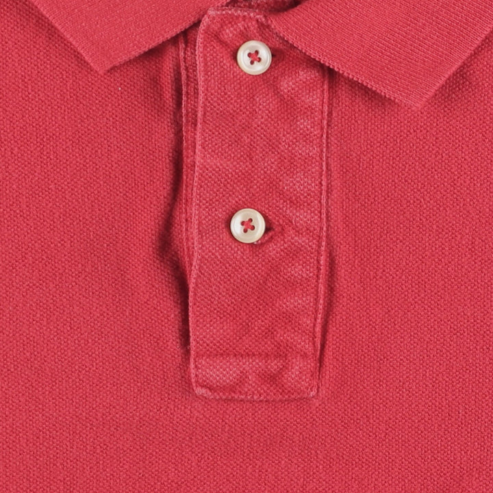 Ralph Lauren POLO RALPH LAUREN Short Sleeve Polo Shirt Women's Size L cotton red type Vintage Second Hand