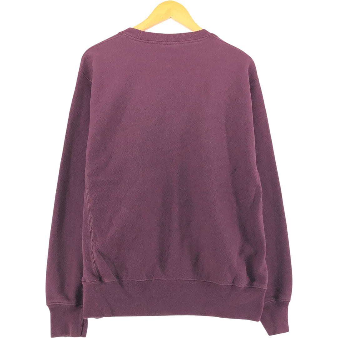 Champion REVERSE WEAVE Reverse Weave One Point Logo Sweatshirt Trainer Men's L size cotton bordeaux Vintage Second Hand