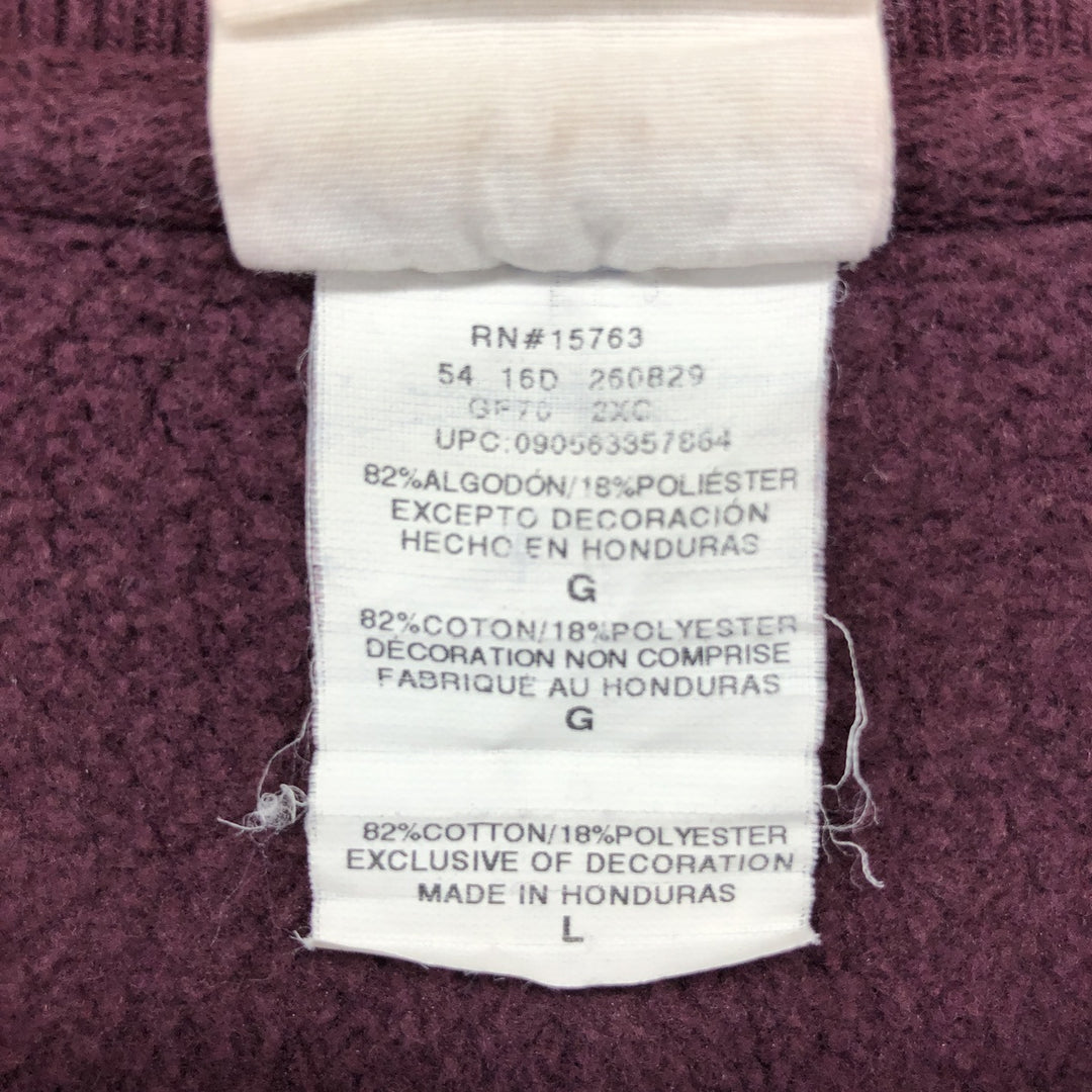 Champion REVERSE WEAVE Reverse Weave One Point Logo Sweatshirt Trainer Men's L size cotton bordeaux Vintage Second Hand