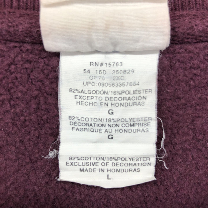 Champion REVERSE WEAVE Reverse Weave One Point Logo Sweatshirt Trainer Men's L size cotton bordeaux Vintage Second Hand