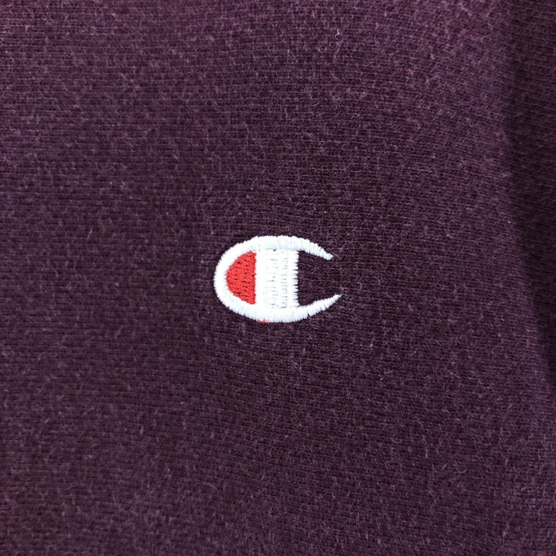 Champion REVERSE WEAVE Reverse Weave One Point Logo Sweatshirt Trainer Men's L size cotton bordeaux Vintage Second Hand