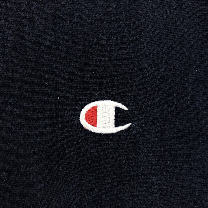 Champion REVERSE WEAVE Reverse Weave One Point Logo Sweatshirt Trainer Men's L size cotton navy blue type Vintage Second Hand