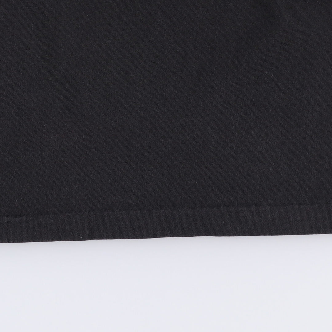 90'S BVD High Neck Mock Neck Long T-Shirt, Made in USA, Men's M Size, Vintage cotton black type Vintage Second Hand