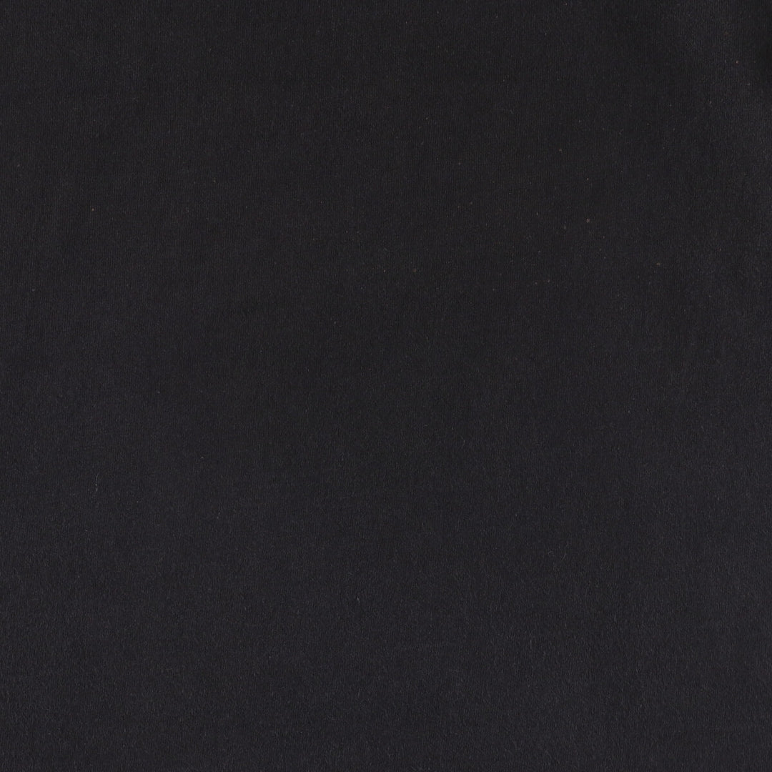 90'S BVD High Neck Mock Neck Long T-Shirt, Made in USA, Men's M Size, Vintage cotton black type Vintage Second Hand