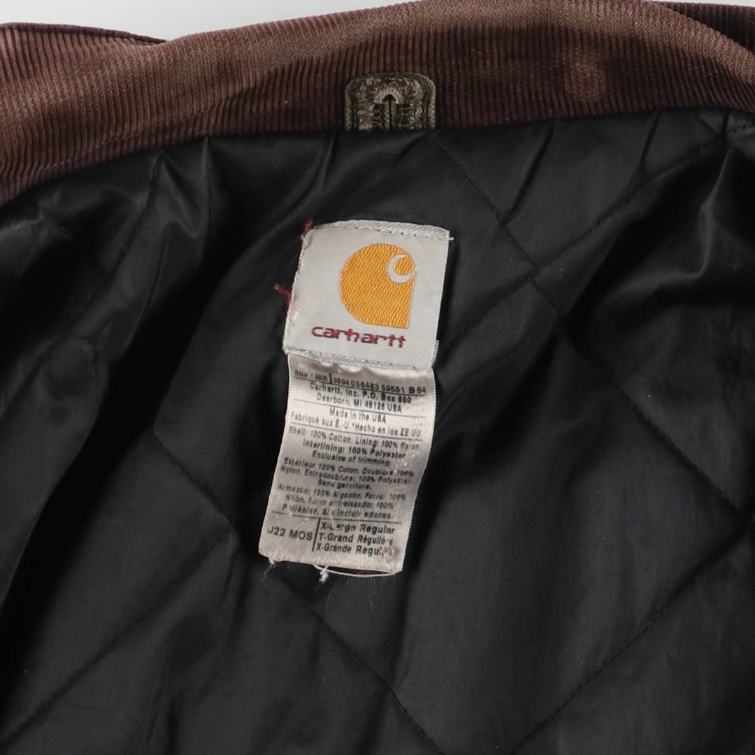 Carhartt Traditional Jacket Duck Work Jacket Made in USA Men's XL cotton Khaki type sage green Vintage Second Hand