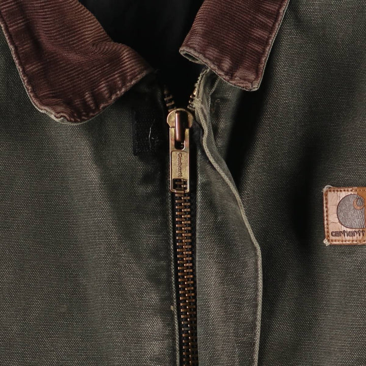 Carhartt Traditional Jacket Duck Work Jacket Made in USA Men's XL cotton Khaki type sage green Vintage Second Hand