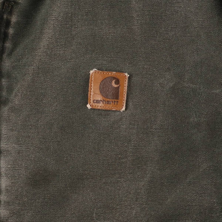 Carhartt Traditional Jacket Duck Work Jacket Made in USA Men's XL cotton Khaki type sage green Vintage Second Hand