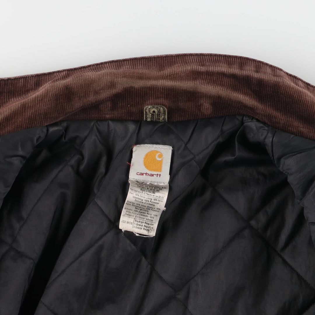 Carhartt Traditional Jacket Duck Work Jacket Made in USA Men's XL cotton Khaki type sage green Vintage Second Hand